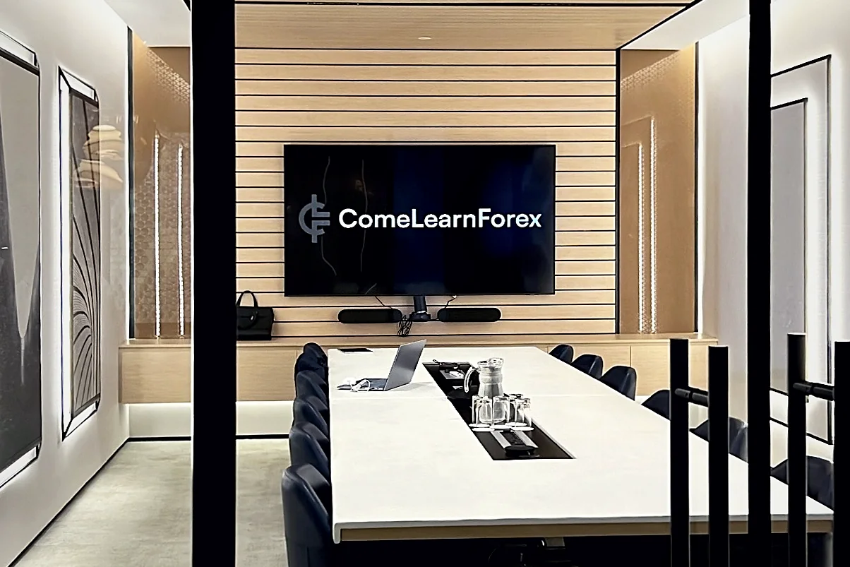 The Come Learn Forex room at The Opus, Business Bay, Dubai