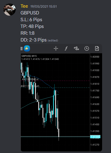 Come Learn Forex student trading result screenshot, 2021 archive, result 7 of 263