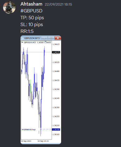Come Learn Forex student trading result screenshot, 2021 archive, result 210 of 263