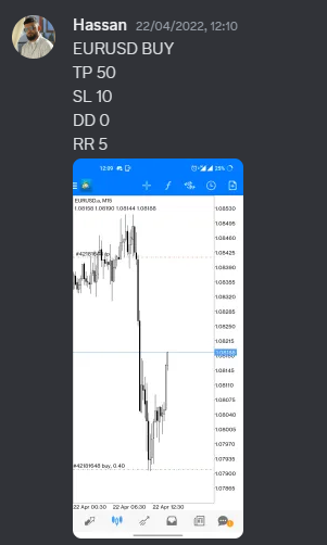 Come Learn Forex student trading result screenshot, 2022 archive, result 129 of 279