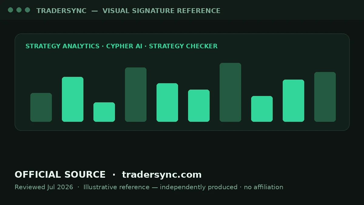 Illustrative reference card — official source: tradersync.com